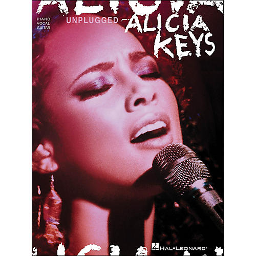 Alicia Keys Unplugged arranged for piano, vocal, and guitar (P/V/G)