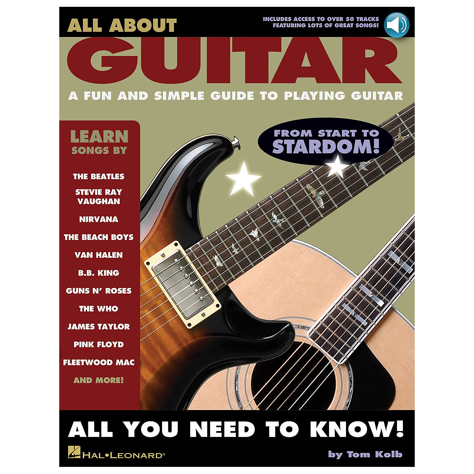 Hal Leonard All About Guitar Guitar Book Series Softcover With CD ...