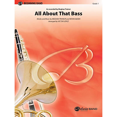 Alfred All About That Bass Concert Band Grade 1