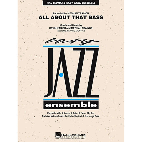 Hal Leonard All About That Bass Jazz Band Level 2