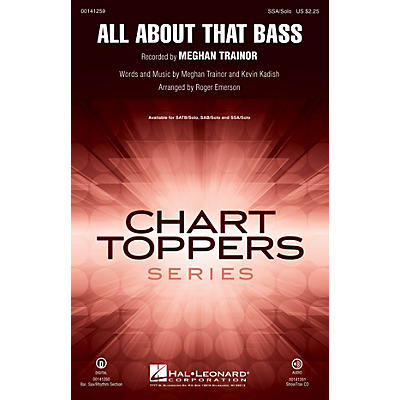 Hal Leonard All About That Bass ShowTrax CD by Meghan Trainor Arranged by Roger Emerson