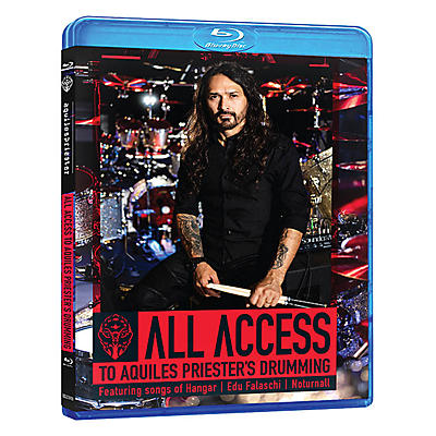 Hudson Music All Access to Aquiles Priester's Drumming Featuring Songs of Hangar, Edu Falaschi, Noturnall Blu-Ray