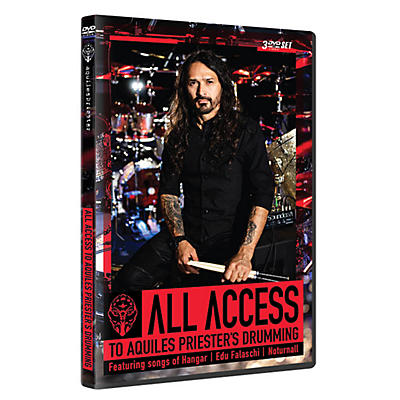 Hudson Music All Access to Aquiles Priester's Drumming Featuring Songs of Hangar, Edu Falaschi, Noturnall DVD