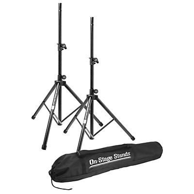 On-Stage All-Aluminum Speaker Stand Pack