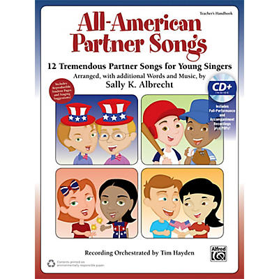 Alfred All-American Partner Songs CD Kit Book & Enhanced CD