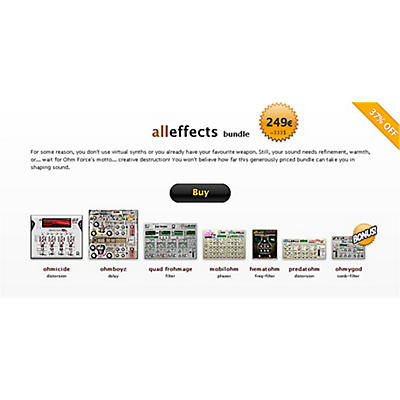 Ohm Force All Effects Bundle Software Download