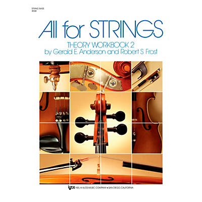 KJOS All For Strings 2 Theory Workbook String Bass