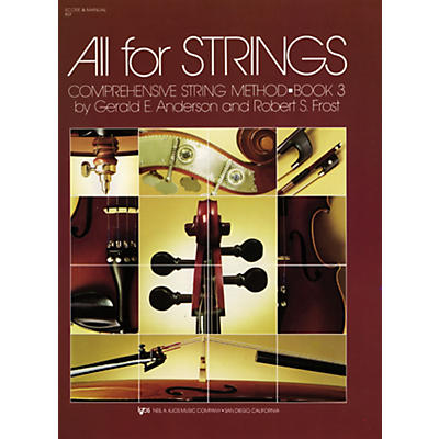 KJOS All For Strings Book 3 Score