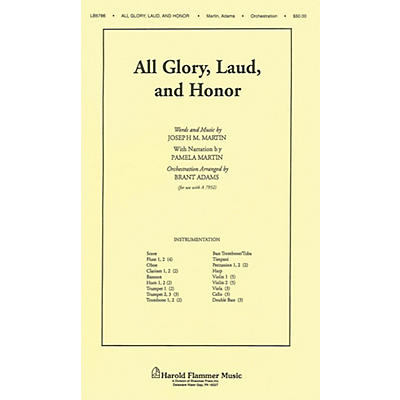 Shawnee Press All Glory, Laud and Honor (from A Time for Alleluia) Score & Parts arranged by Joseph M. Martin