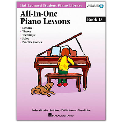 Hal Leonard All-In-One Piano Lessons Book D (Book/Online Audio)