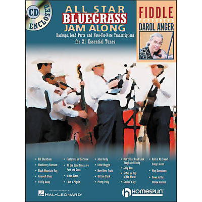 Homespun All Star Bluegrass Jam-Along for Fiddle Book/CD