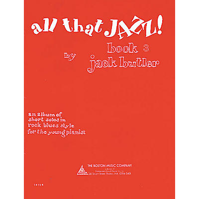 Music Sales All That Jazz! Book 3 Music Sales America Series Softcover Written by Jack Butler