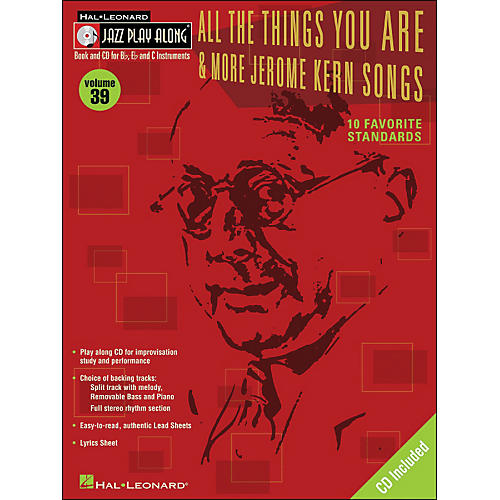 All The Things You Are & More Jerome Kern Songs Jazz Play-Along Volume 39 Book/CD
