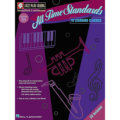 Hal Leonard All Time Standards--Jazz Play Along Volume 34 Book with CD