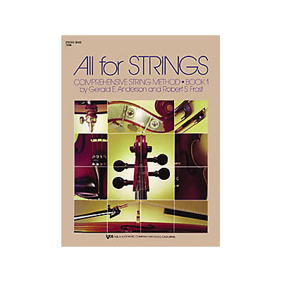 JK All for Strings 1 String Bass Book