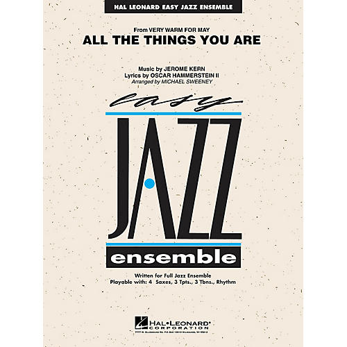 Hal Leonard All the Things You Are Jazz Band Level 2 Arranged by Michael Sweeney