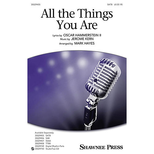 Shawnee Press All the Things You Are TTBB Arranged by Mark Hayes