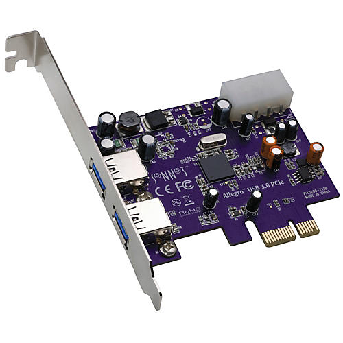 Allegro USB 3.0 PCIe - 2 Port Expansion Card