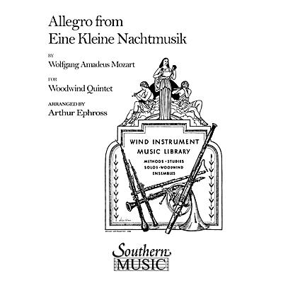 Southern Allegro (from Eine Kleine Nachtmusik) (Woodwind Quintet) Southern Music Series Arranged by Arthur Ephross