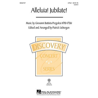 Hal Leonard Alleluia! Jubilate! (Discovery Level 2) VoiceTrax CD Arranged by Patrick Liebergen