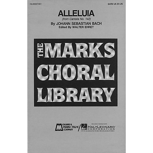 Edward B. Marks Music Company Alleluia SA Composed by Johann Sebastian Bach