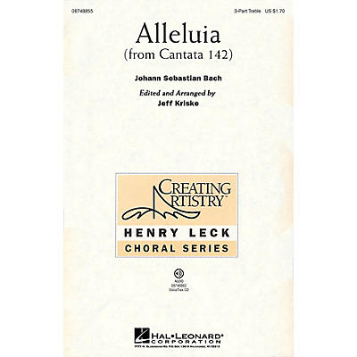 Hal Leonard Alleluia (from Cantata 142) VoiceTrax CD Arranged by Jeff Kriske