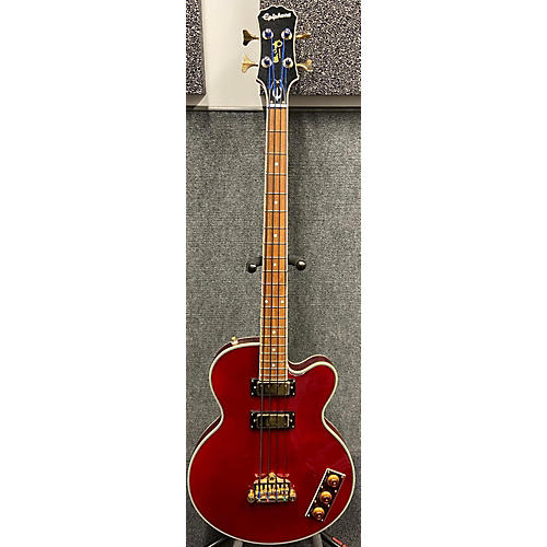 Epiphone Allen Woody Signature Electric Bass Guitar Red 