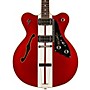 Duesenberg USA Alliance Mike Campbell II Semi-Hollow Electric Guitar Red and White