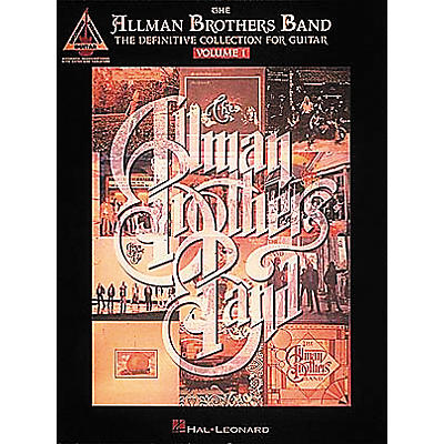 Hal Leonard Allman Bros Definitive Collection Volume 1 Guitar Tab Songbook