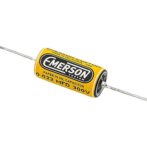 Allparts Allparts Emerson Custom Paper-in-Oil Capacitors 0.022uf Yellow & Cream 20-Pack