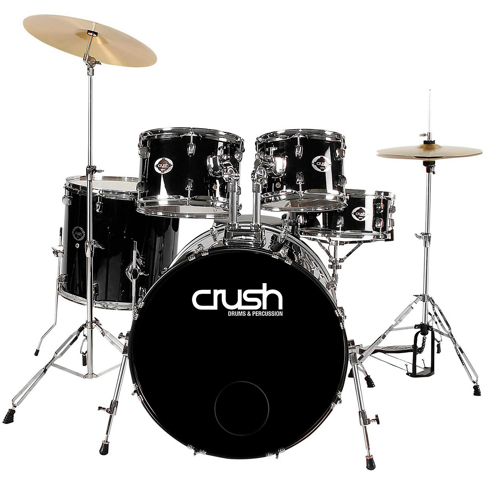 Crush Drums & Percussion Alpha 5Piece Drum Set with Cymbals and Throne