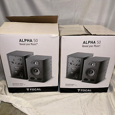FOCAL Alpha 50 Evo 5-Inch Powered Active Recording Studio Monitor Speaker, Pair Brand New Powered Monitor
