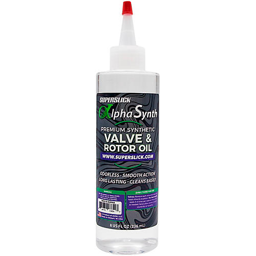 Superslick AlphaSynth Light Viscosity Synthetic Valve and Rotor Oil Refill 8 oz.