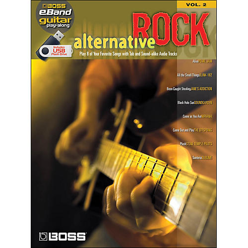 Hal Leonard Alternative Rock Guitar Play -Along Volume 2 (Boss eBand custom Book with USB Stick)