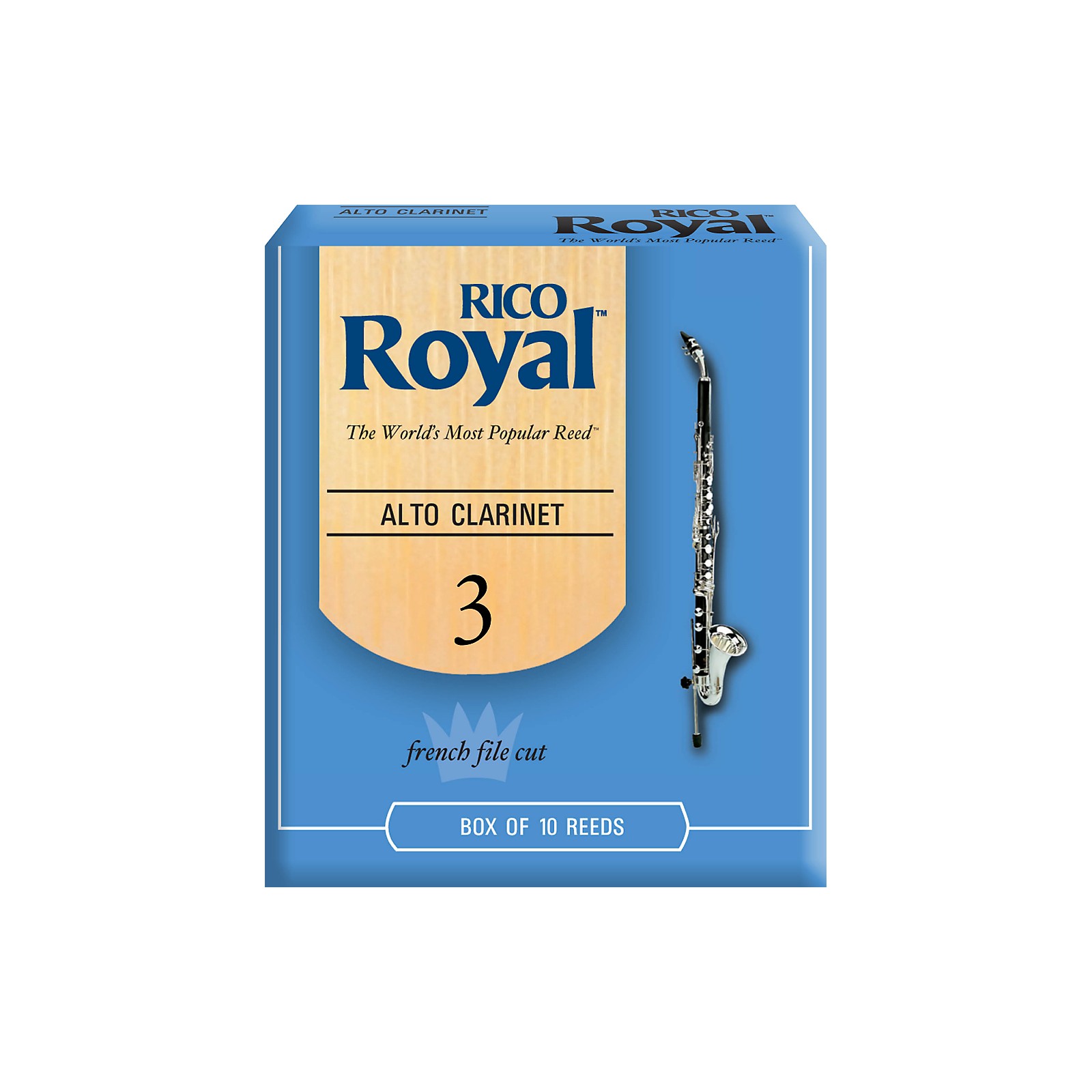 Rico Royal Alto Reeds, Box of 10 Strength 3 Musician's Friend