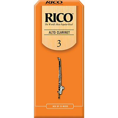 Rico Alto Clarinet Reeds, Box of 25