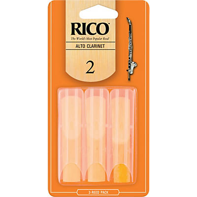 Rico Alto Clarinet Reeds, Box of 3