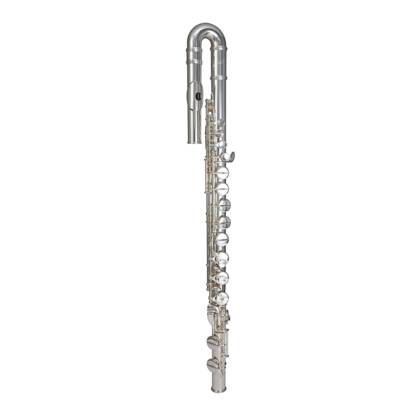 Gemeinhardt Alto Flute Silver Plated Body, Solid Silver Curved