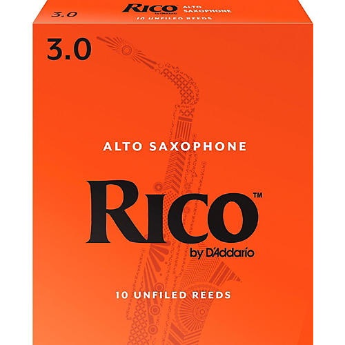 Rico Alto Saxophone Reeds, Box of 10 Strength 3