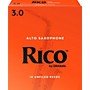 Rico Alto Saxophone Reeds, Box of 10 Strength 3