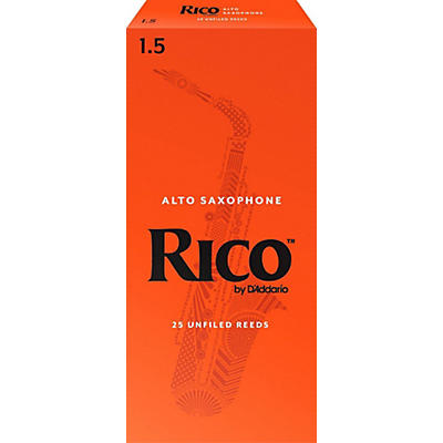 Rico Alto Saxophone Reeds, Box of 25