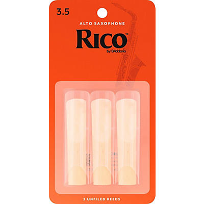 Rico Alto Saxophone Reeds, Box of 3