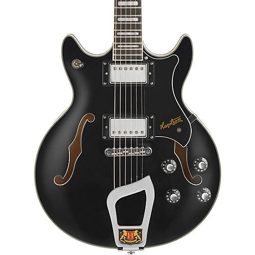 Hagstrom Alvar Compact Elf Warrior Condition 2 - Blemished Gloss Black, Black Pickguard 194744177972