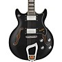 Open-Box Hagstrom Alvar Compact Elf Warrior Condition 2 - Blemished Gloss Black, Black Pickguard 194744177972