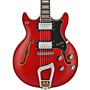 Hagstrom Alvar Compact Elf Warrior Transparent Wild Cherry Black Pickguard