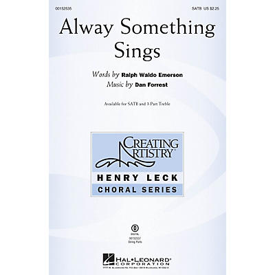 Hal Leonard Always Something Sings SATB