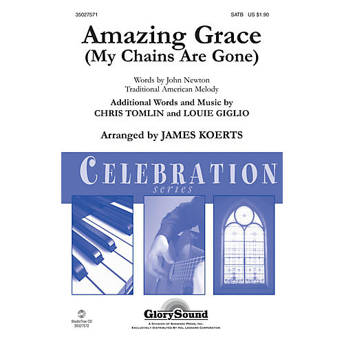 Shawnee Press Amazing Grace (My Chains Are Gone) Studiotrax CD Arranged by James Koerts