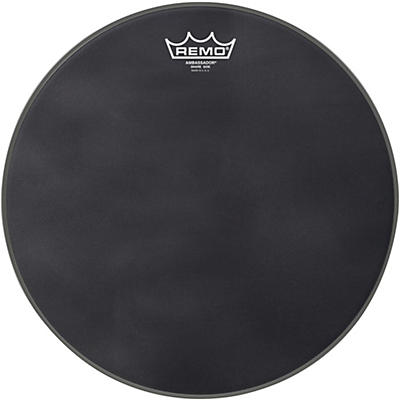 Remo Ambassador Black Suede Snare Side Drum Head -