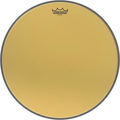 Remo Ambassador Starfire Gold Bass Drum Head 18 in.