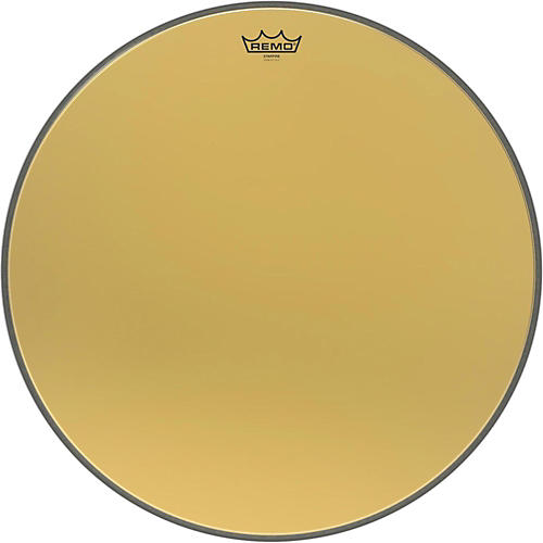 Remo Ambassador Starfire Gold Bass Drum Head 22 in.